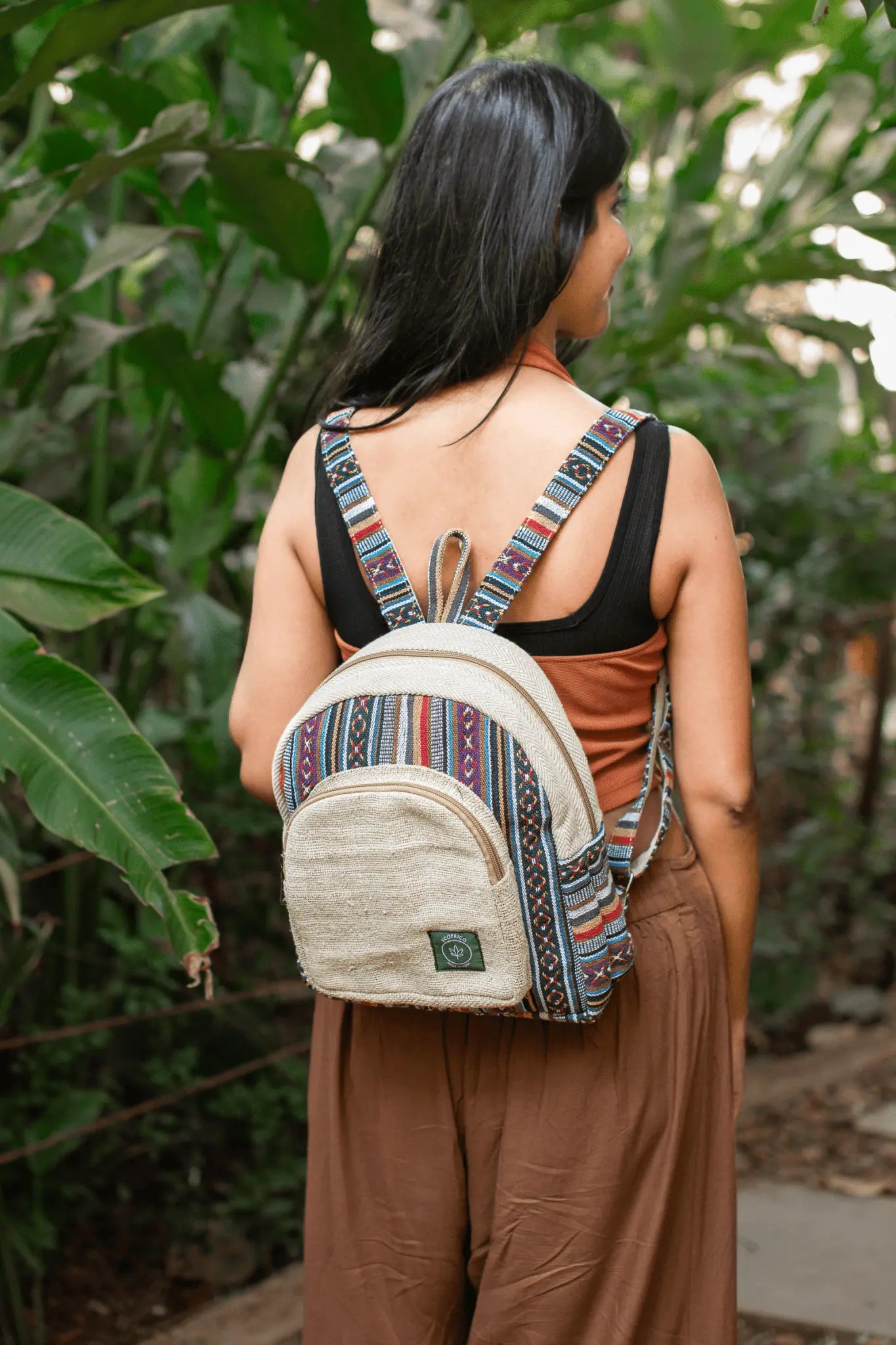 Ripple Hemp Backpack Mini Bag