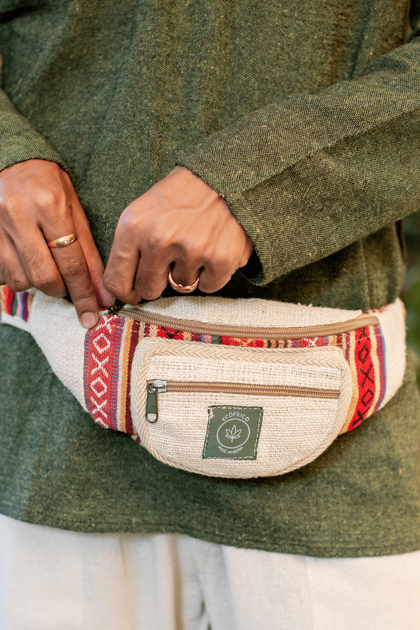 PEAK hemp fanny pack - Ecofrico