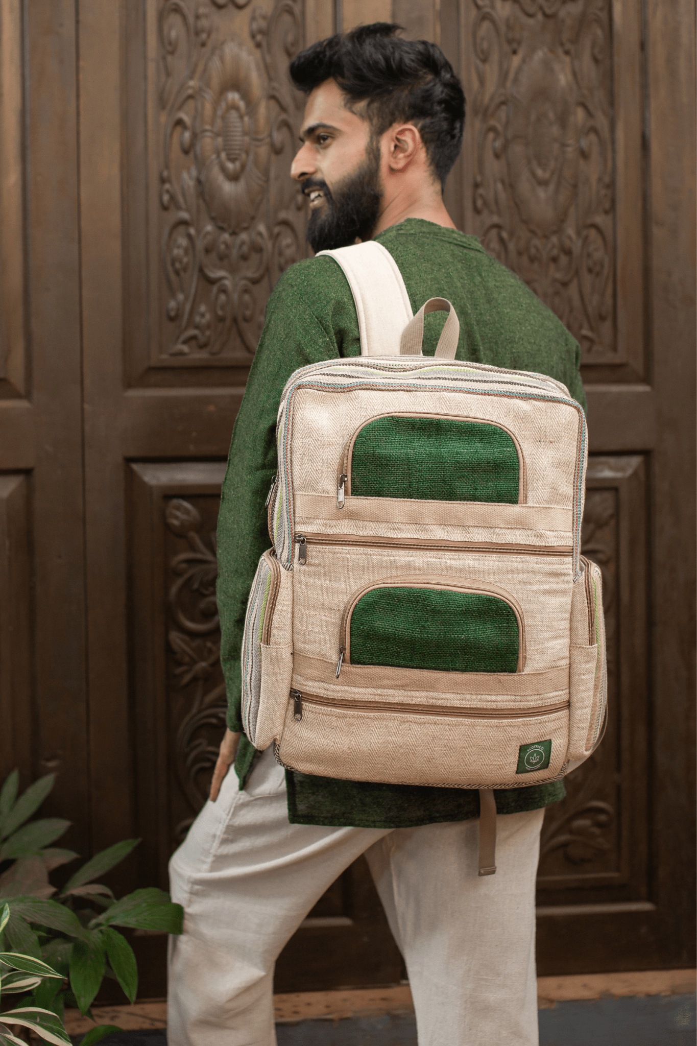 SEQUOIA hemp backpack xl - Ecofrico