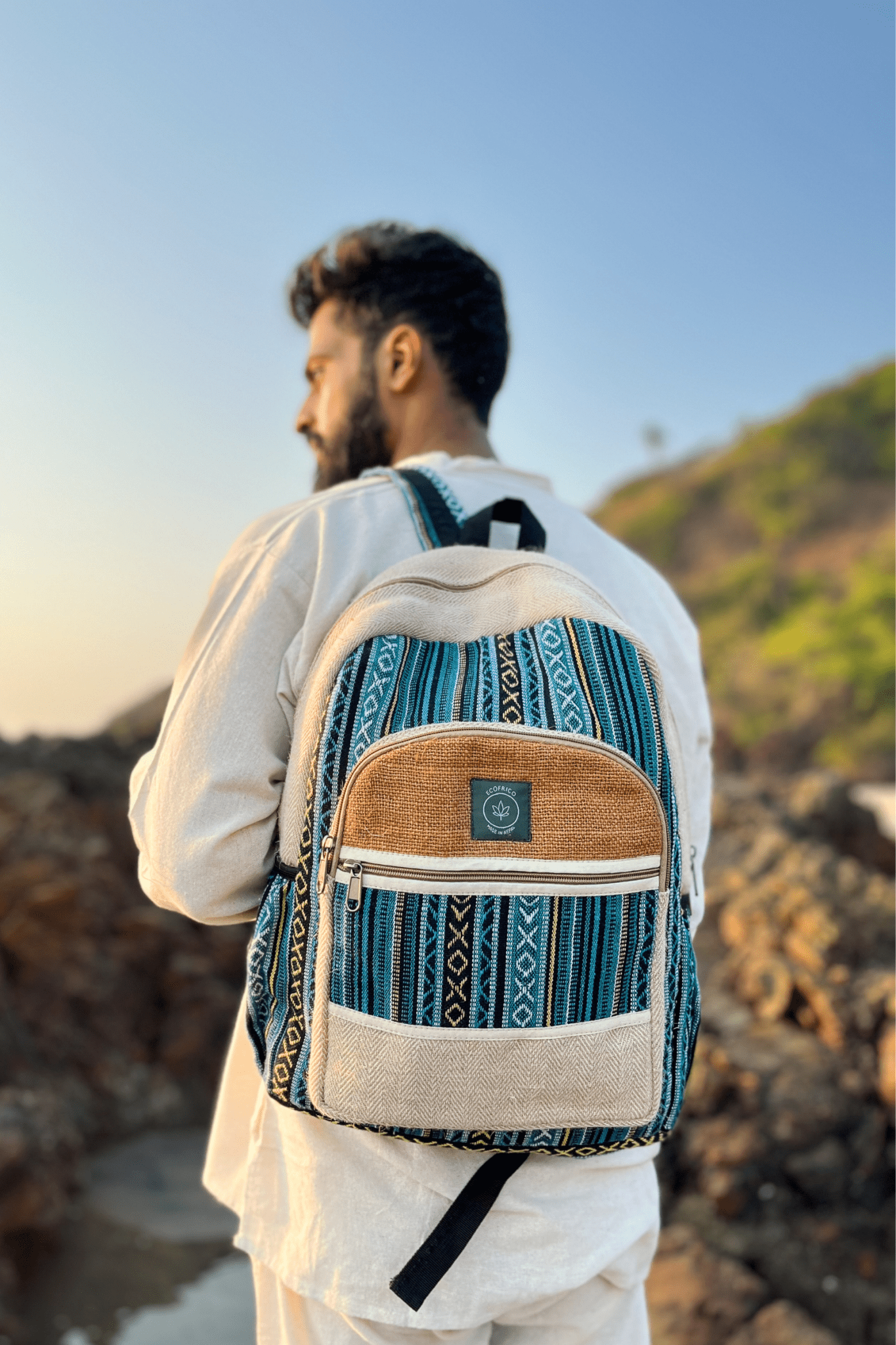 VITALITY hemp backpack large - Ecofrico