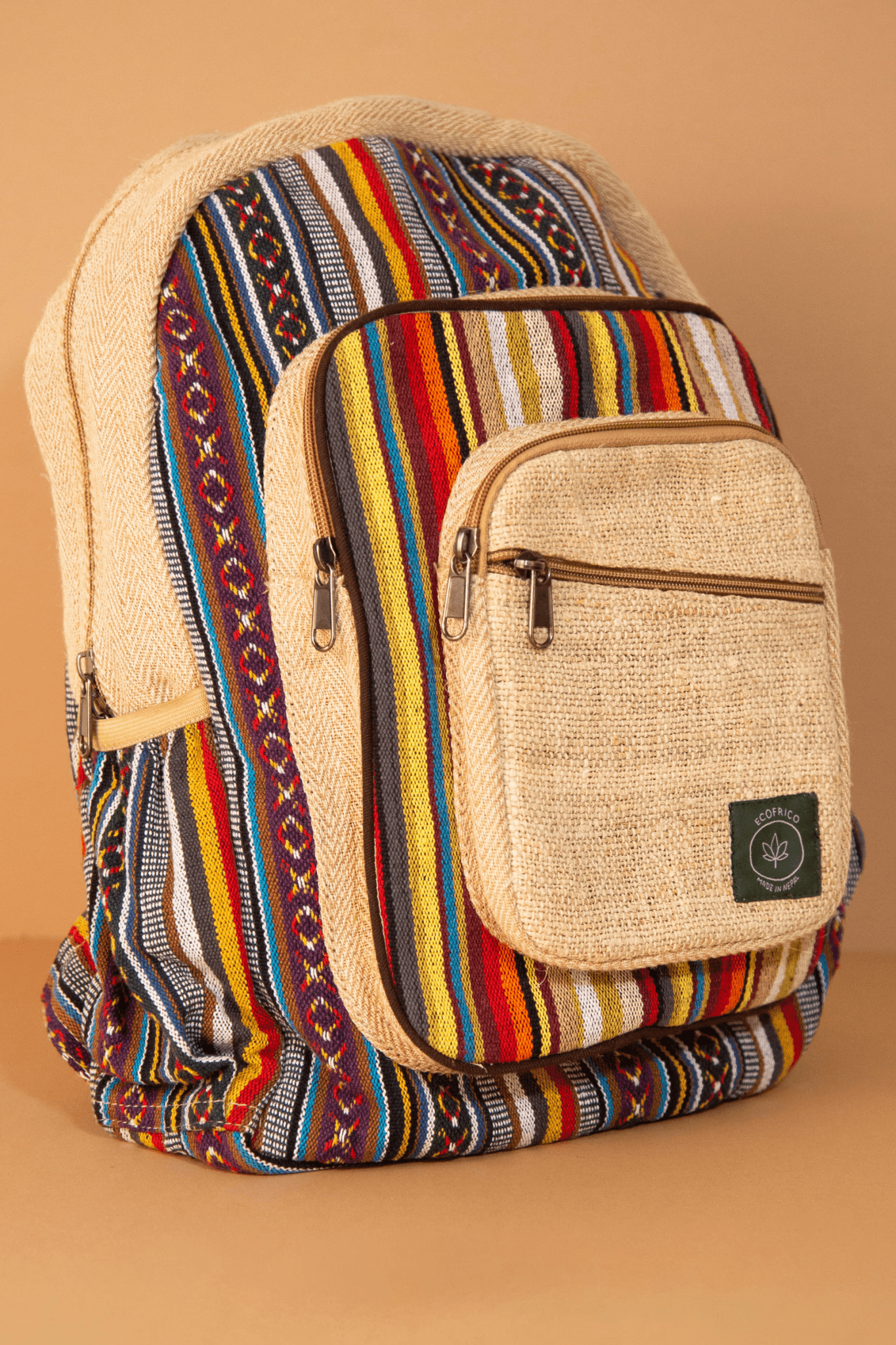 WANDERER hemp backpack large - Ecofrico