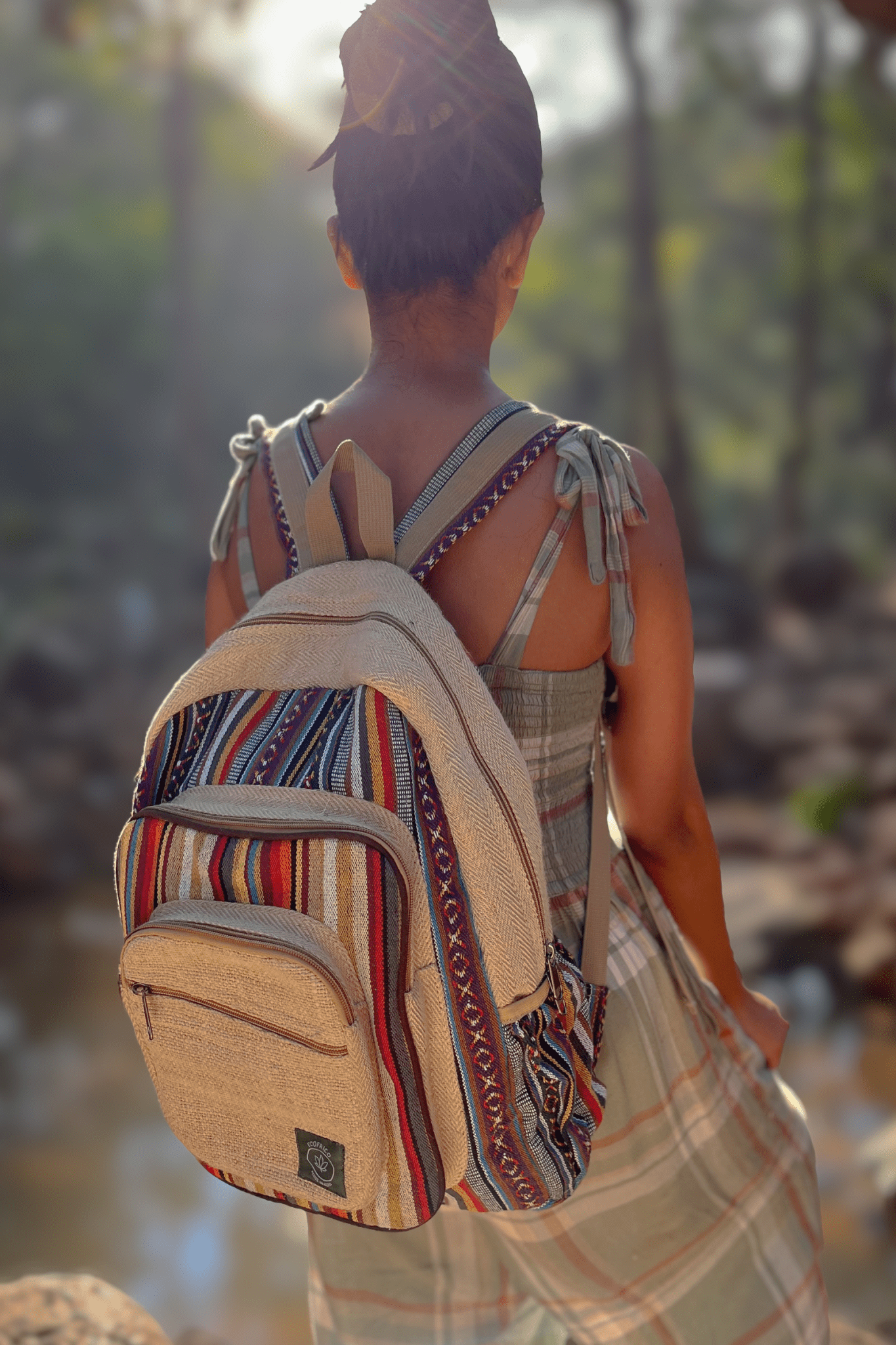 WANDERER hemp backpack large - Ecofrico