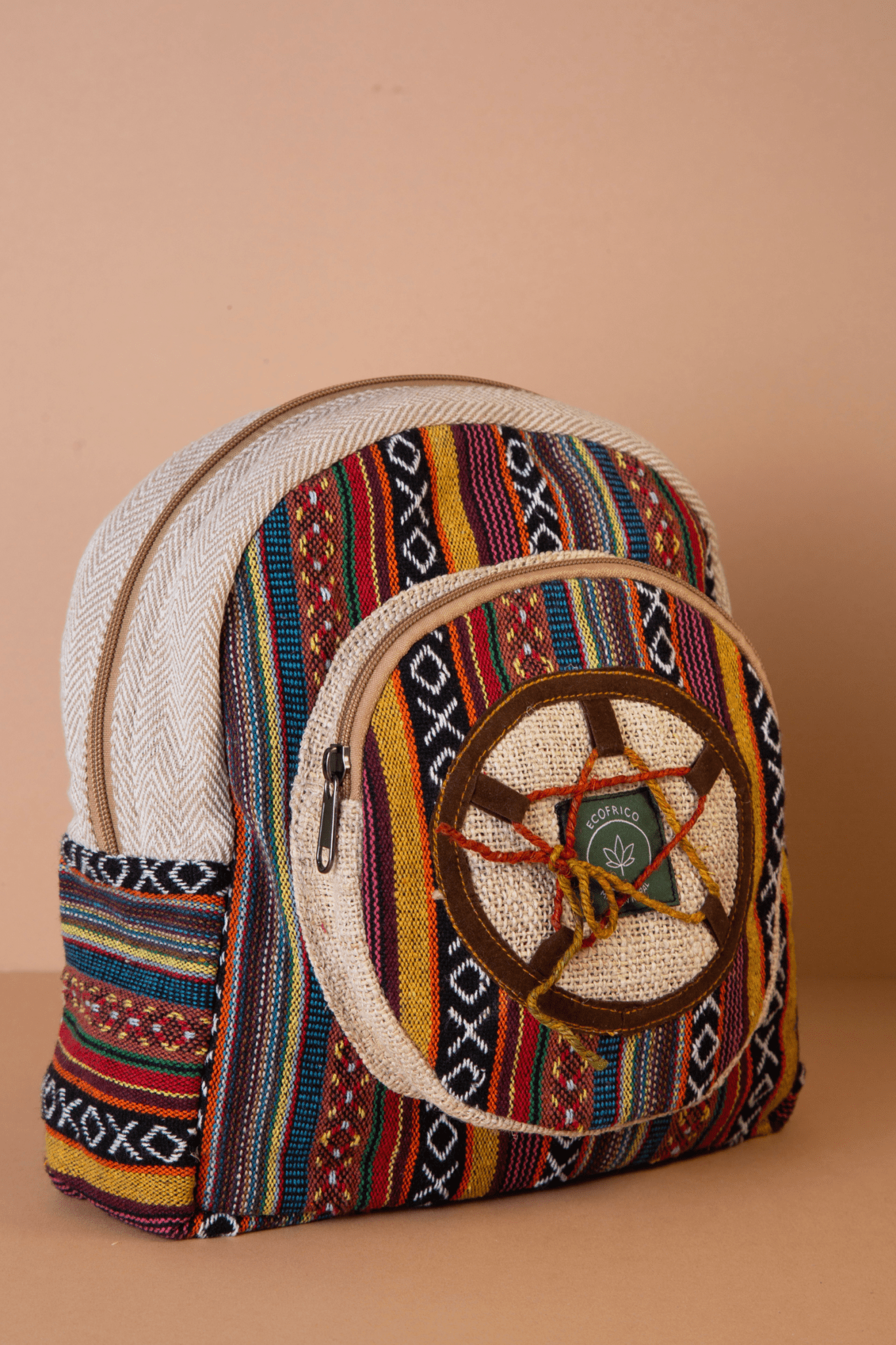 WILDFLOWER hemp backpack mini - Ecofrico